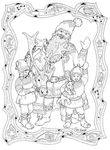 coloriage Saint Nicolas