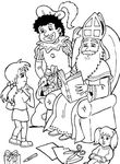 coloriage Saint Nicolas