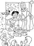 coloriage Saint Nicolas