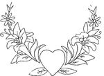 coloriage St Valentin