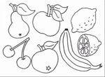 coloriage Fruits Legumes