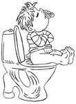 coloriage enfant Le pot