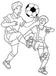 coloriage enfant Football