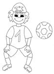 coloriage enfant Football