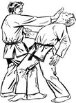dessin Judo