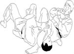 coloriage enfant Judo