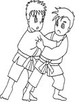 dessin Judo