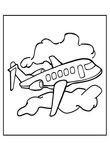 coloriage Avions