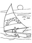 coloriage Bateaux