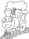 coloriage enfant Trains