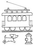 coloriage Trains