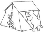 dessin Camping