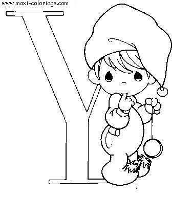 coloriage Alphabet Moments Precieux