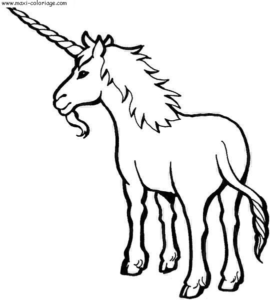 coloriage Licornes