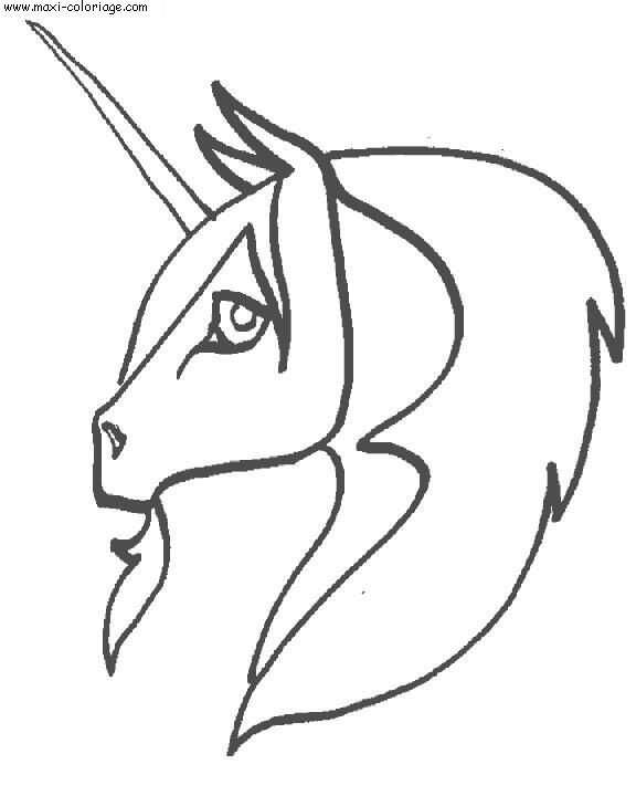 coloriage Licornes
