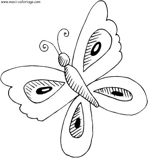 enveloppe carte invitation Papillons