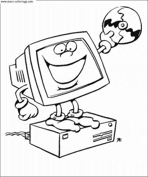 coloriage Informatique