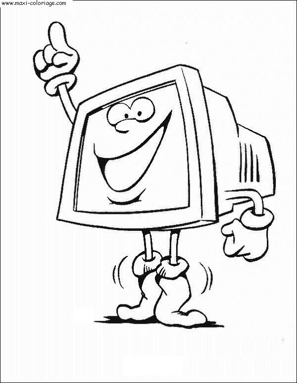 coloriage Informatique