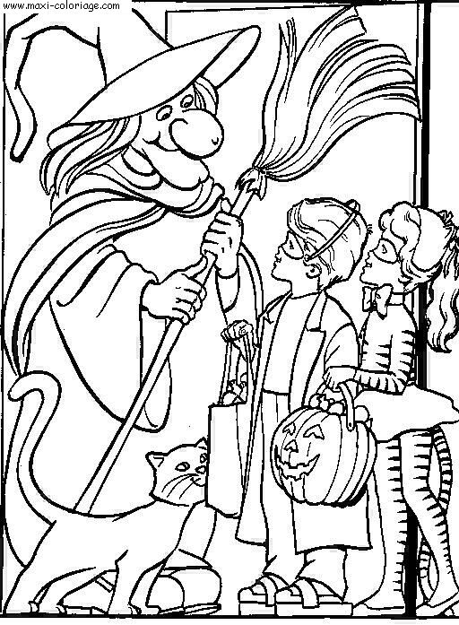 coloriage halloween, dessin halloween, halloween Coloriage N°6073