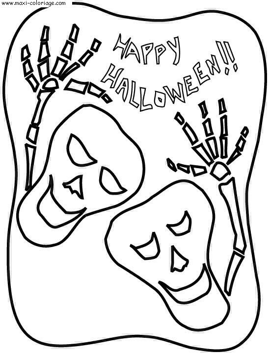 enveloppe carte invitation Halloween