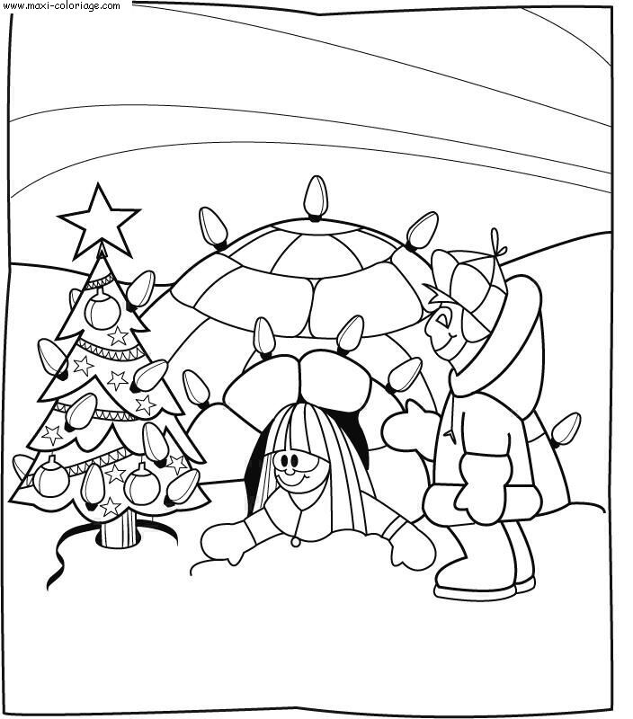 coloriage noel, dessin noel, noel Coloriage N°6146