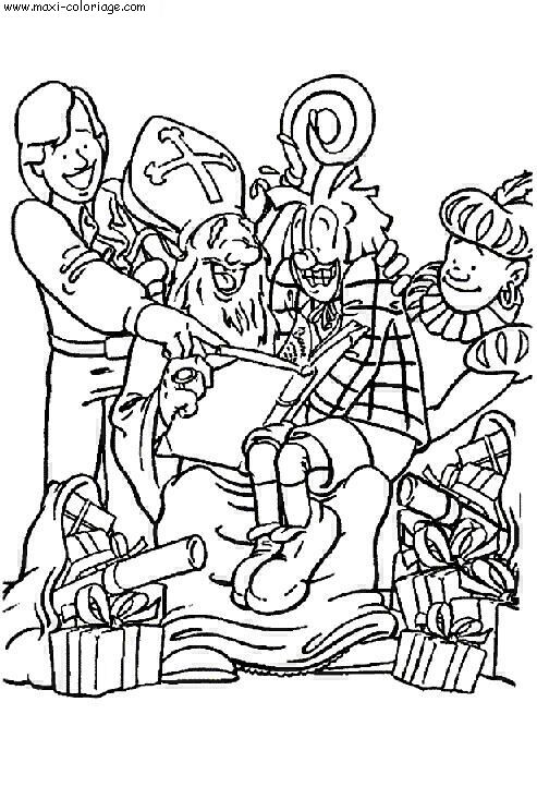 coloriage saint nicolas dessin saint nicolas saint coloriage saint nicolas p6424