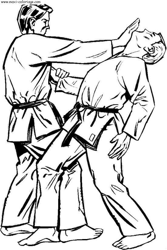 enveloppe carte invitation Judo