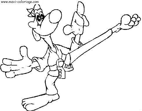 Carte Invitation Judo