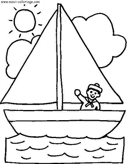 Coloriage Bateaux Dessin Bateaux Bateaux Coloriage N5194