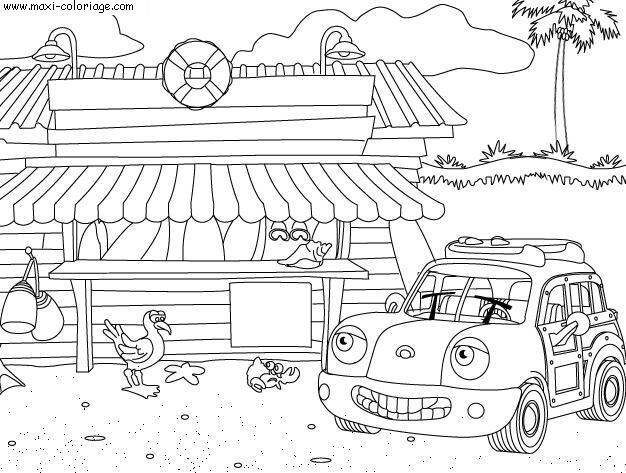 coloriage voitures, dessin voitures, voitures Coloriage N°5770