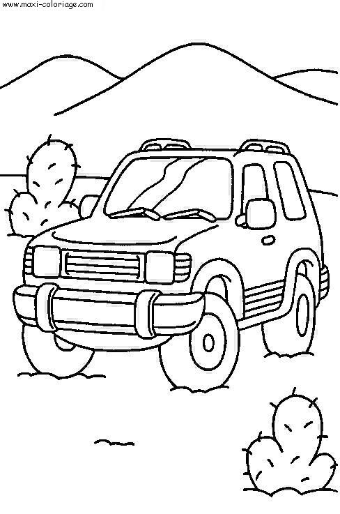 coloriage voitures, dessin voitures, voitures Coloriage N°5787